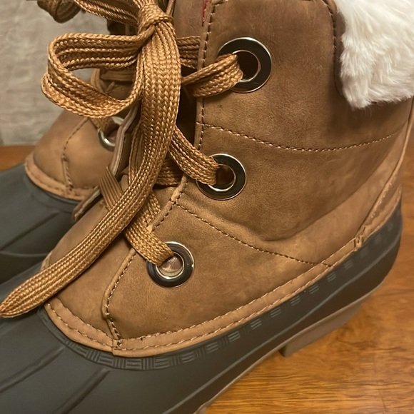 Tommy Hilfiger Duck Boots with Fur Trim - Picture 8 of 8